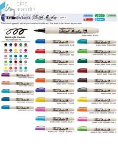 Gambar perlengkapan kantor Artline EPF-F Spidol Supreme Brush Marker Spidol Brush Style dan aneka katalog Artline grosir