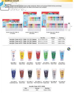 Foto Cat Akrilik 12ml 24 warna Joyko Acrylic Color ACC-12ML-24C merek Joyko