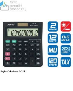 Kalkulator Meja 12 Digit Joyko Calculator CC-15A