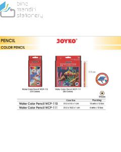 Pensil Warna Cat Air Joyko Water Color Pencil WCP-110 (12 Color)