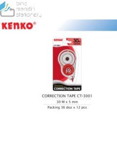 Correction Tapes type Kenko Correction Tape CT-3001 Koreksi Kertas Pita image