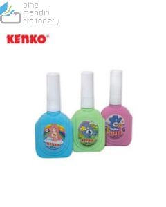 Brosur gambar perlengkapan sekolah Kenko Correction Fluid Fancy-01 Cairan Koreksi Tip-X