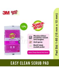 Katalog alat-alat kantor 3M Scotch Brite,  3M Scotch Brite Easy Clean Scrub Pad 1EA harga normal 9100 di Supplier Alat Tulis Bina Mandiri Stationery