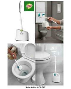 Katalog alat-alat kantor 3M Scotch Brite,  3M Scotch Brite Toilet Bowl And Rim Brush with Caddy harga normal 125000 di Supplier Alat Tulis Bina Mandiri Stationery